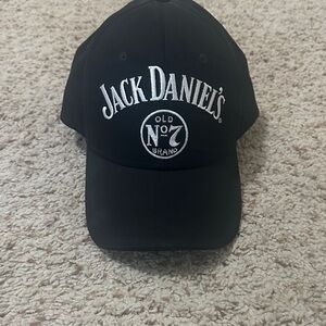 Jack Daniels Black and White Logo Hat